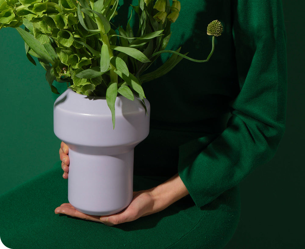 Fumario Vase in Lavender by Lucie Kaas