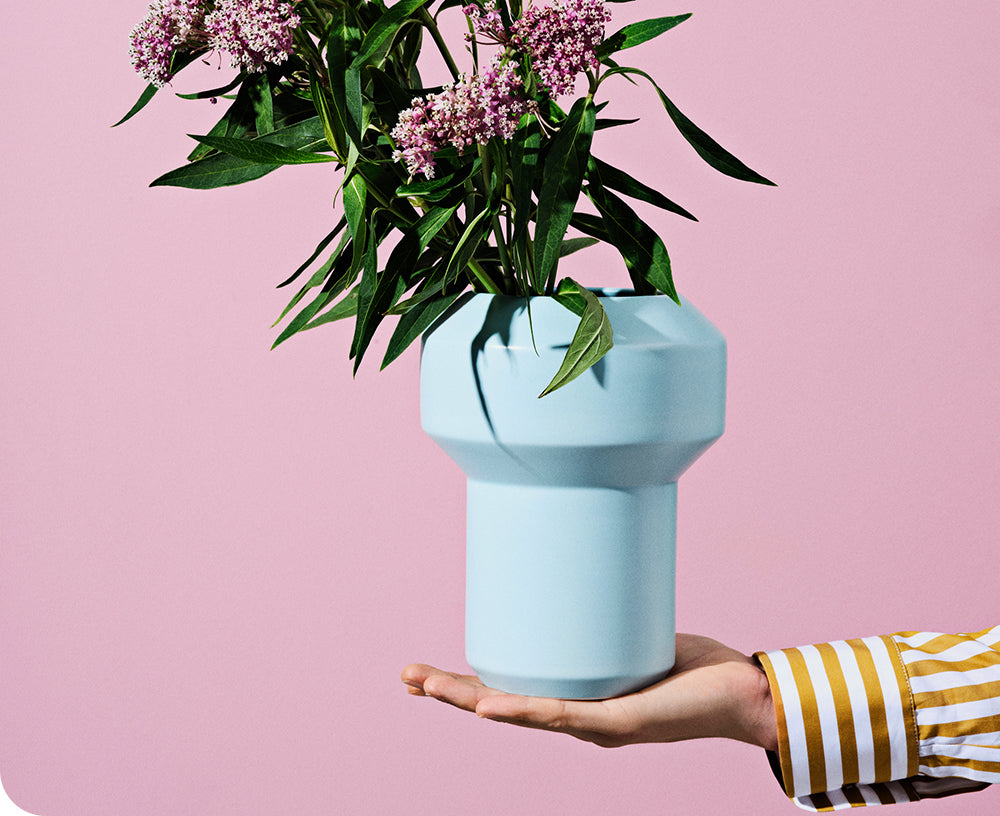 Fumario Vase in Minty Haze by Lucie Kaas