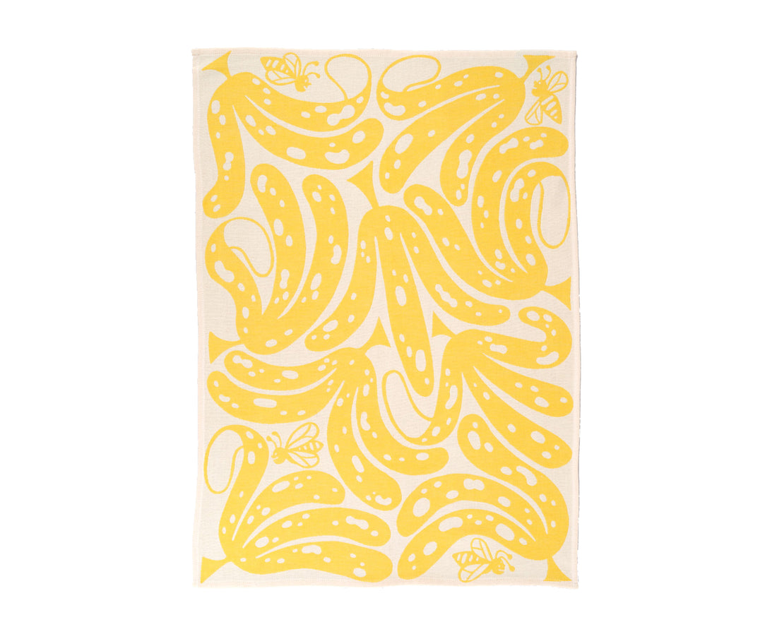 Woven Cotton Dish Towel - Go Bananas - by Wrap