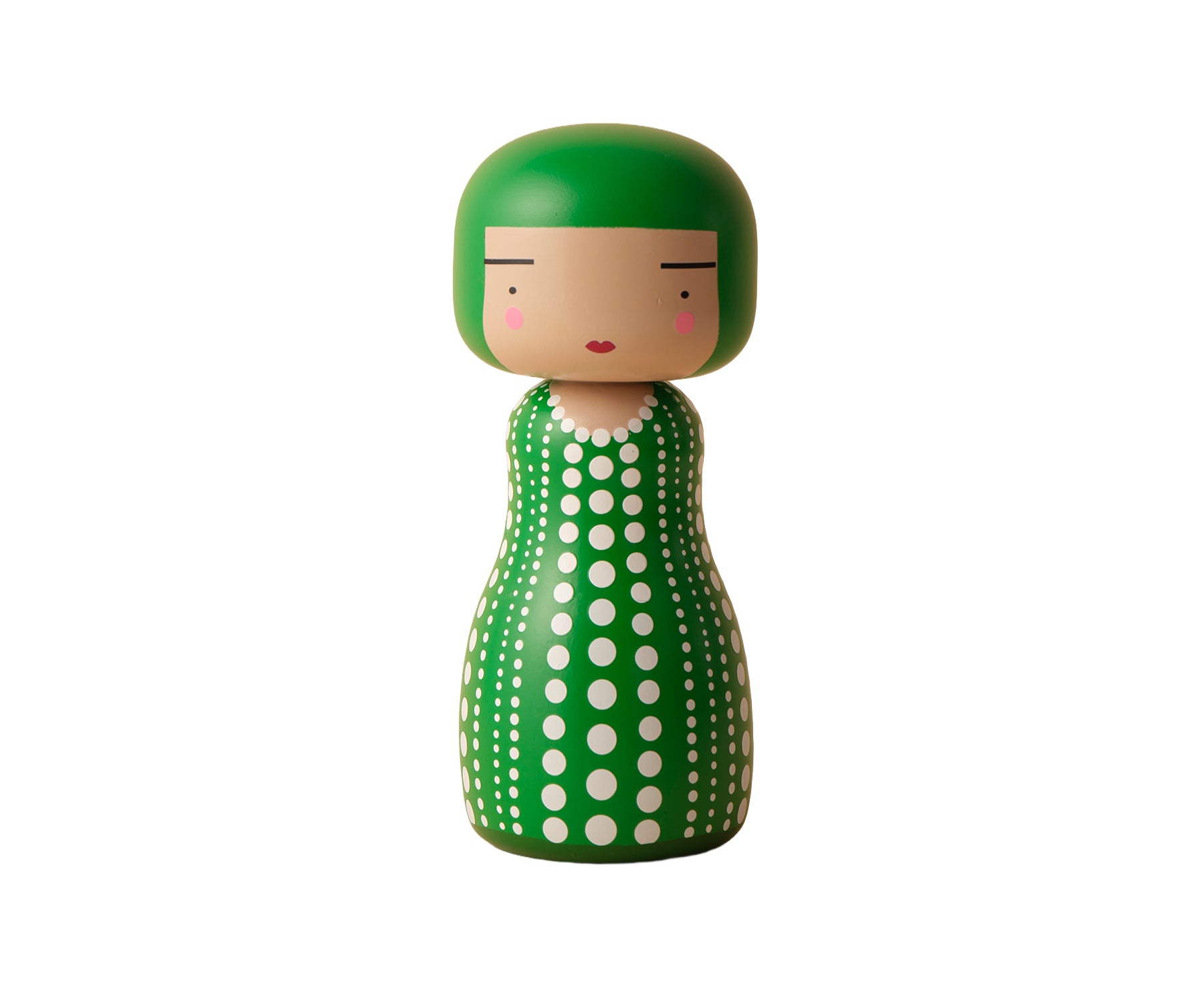 Dot Kokeshi Doll - Limited Edition Green - by Sketch.inc for Lucie Kaas
