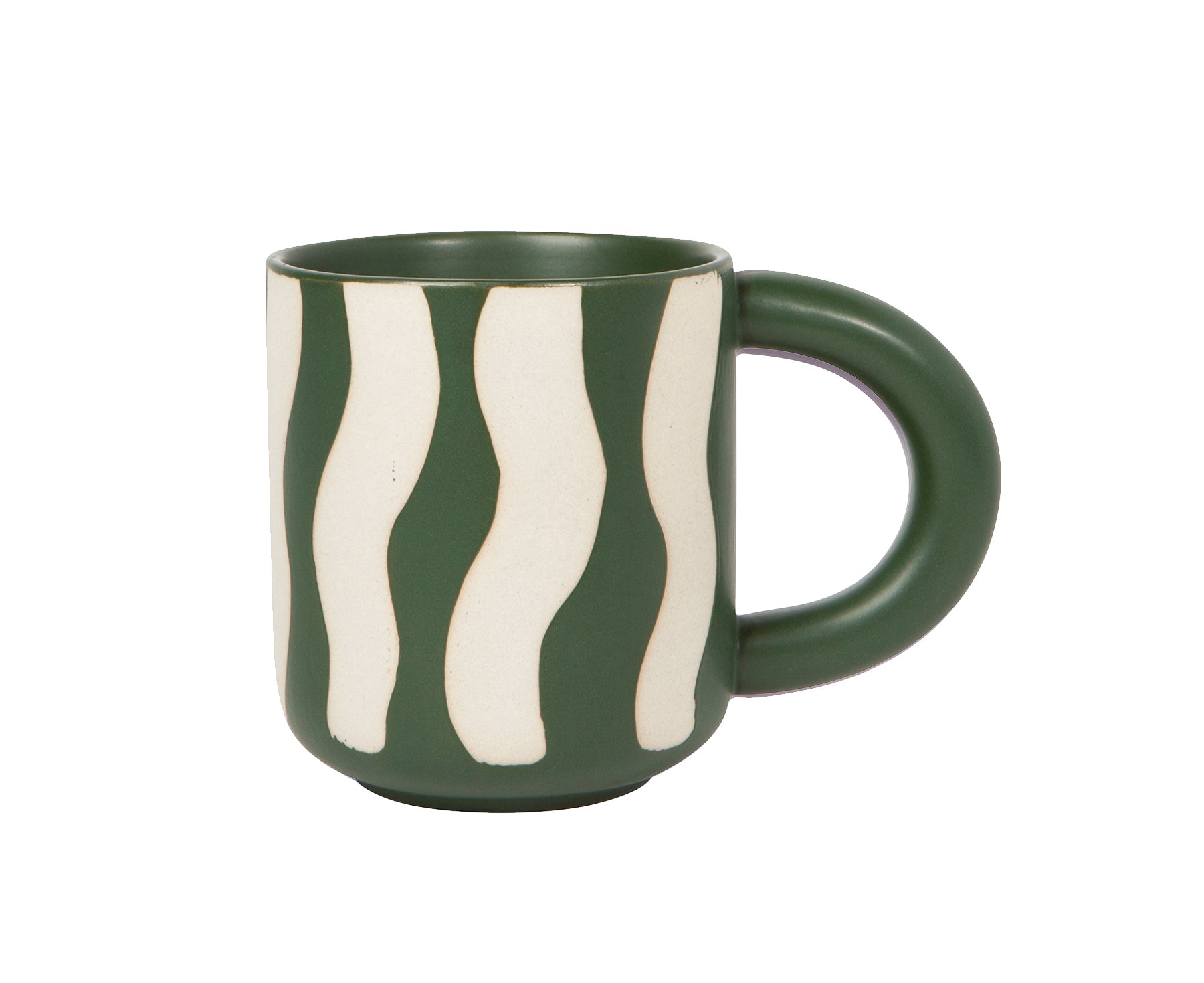 Groovy Mug in Kale by Danica Jubilee