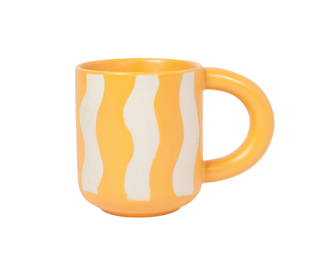 Groovy Mug in Mango by Danica Jubilee