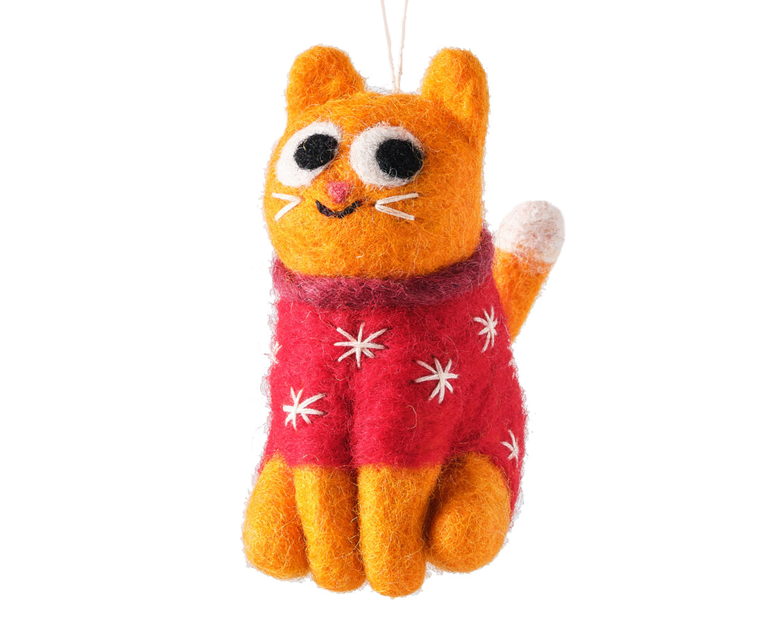 Hanging Felt Ornament - Esther - by Wrap