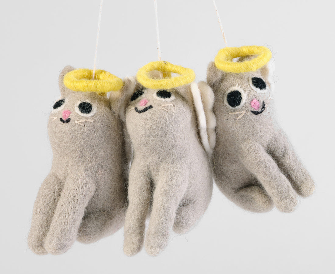 Hanging Felt Ornament - Gabby - by Wrap