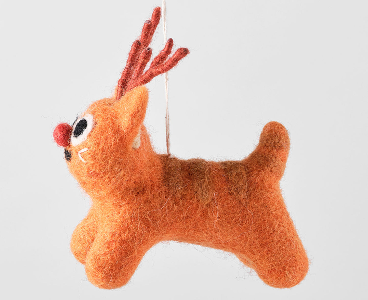 Hanging Felt Ornament - Ruddy - by Wrap