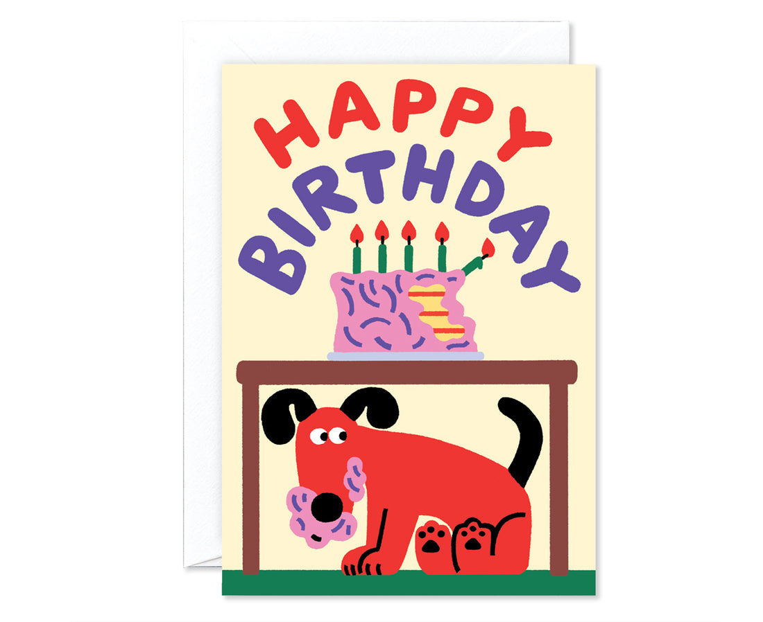 Greeting Card - Birthday Dog - by Wrap