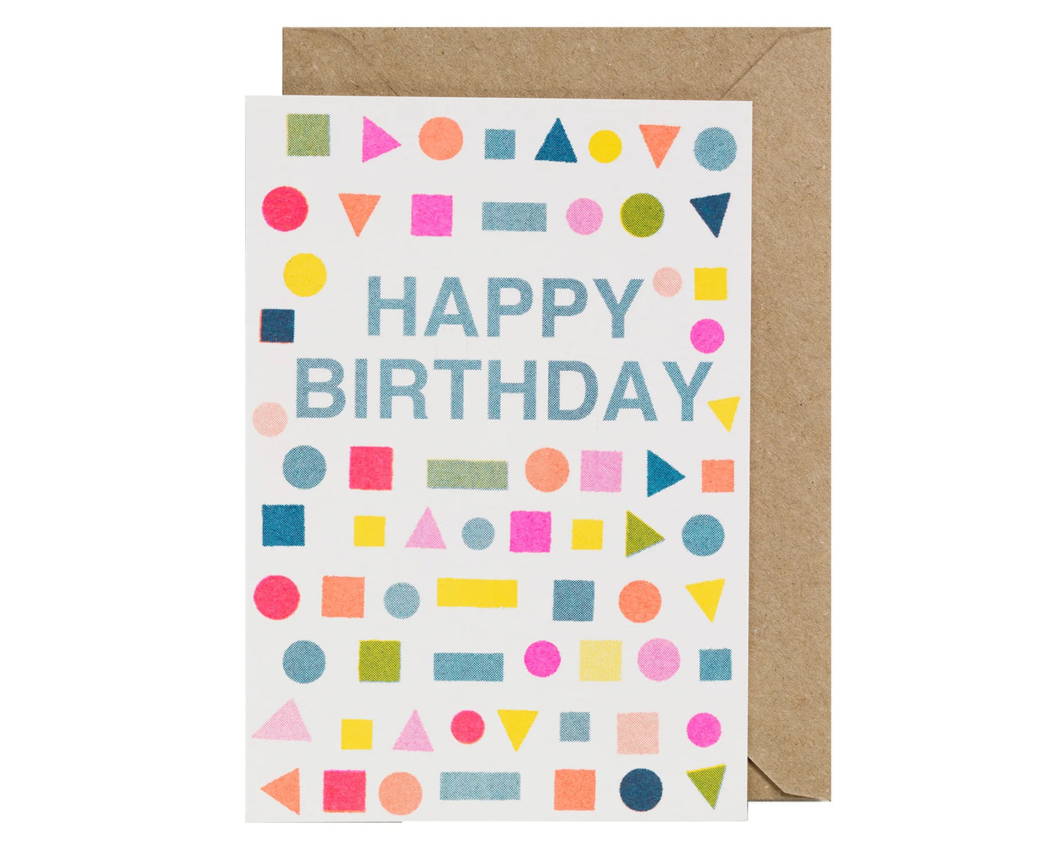 Birthday Card - Bright Shapes - by Petra Boase