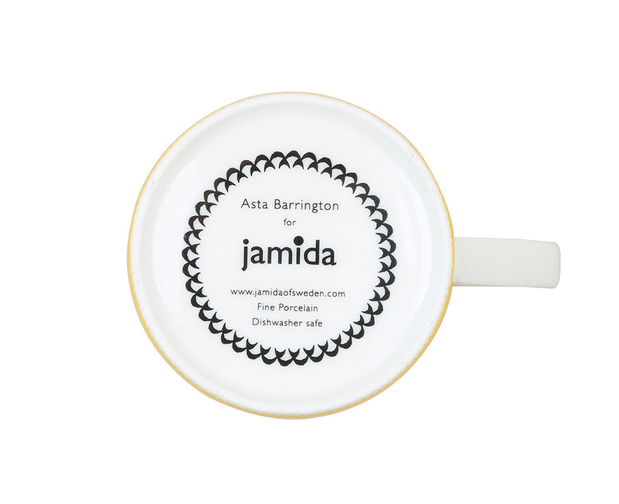 Word Porcelain Mug - Happy - by Jamida