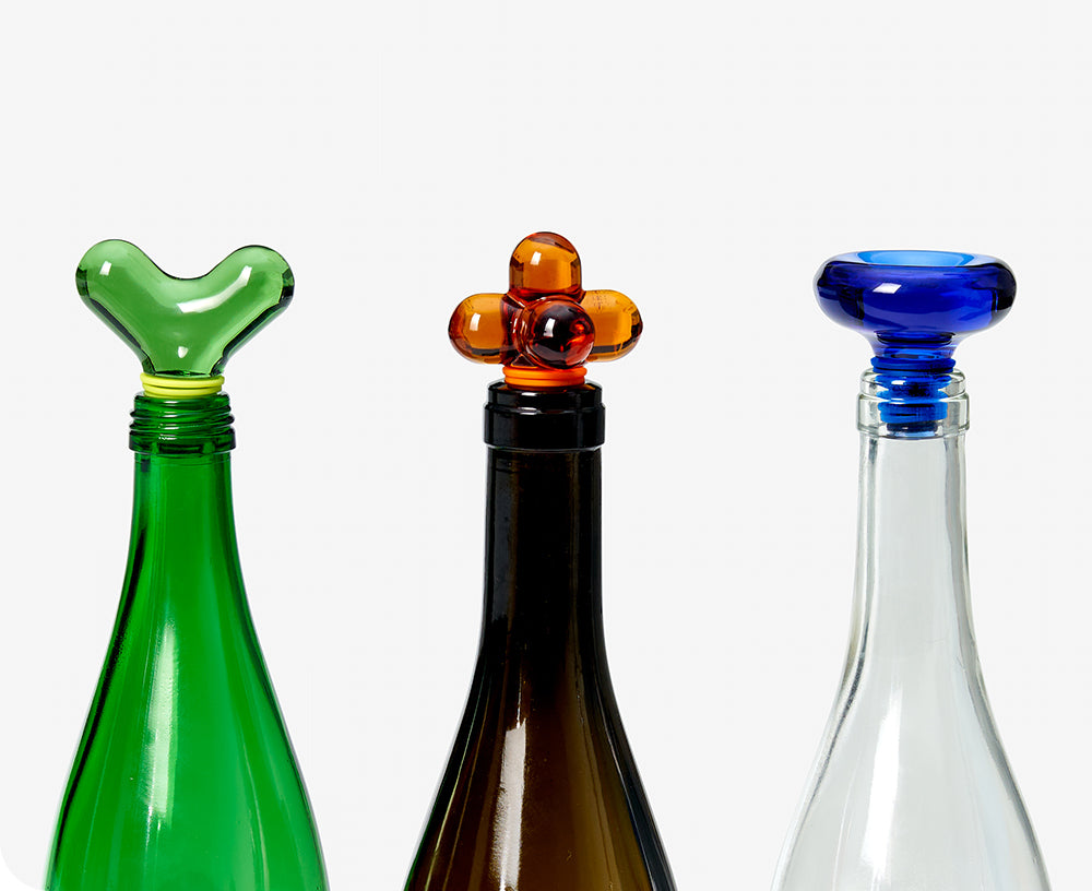 Hobknob Bottle Stopper in Green by Areaware