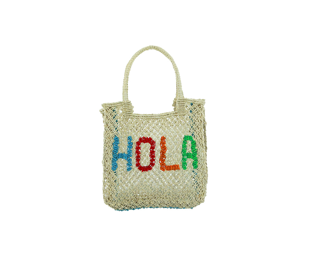 Jute Word Bag - Hola Multi - by The Jacksons