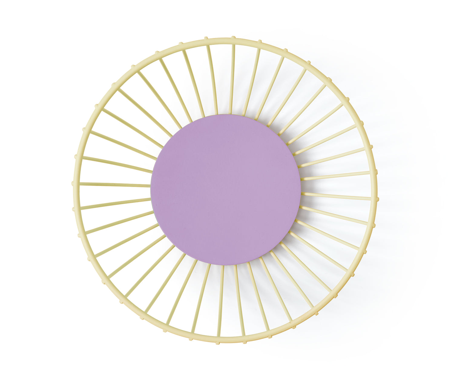 Iris Small Wire Basket in Yellow and Lilac by Octaevo