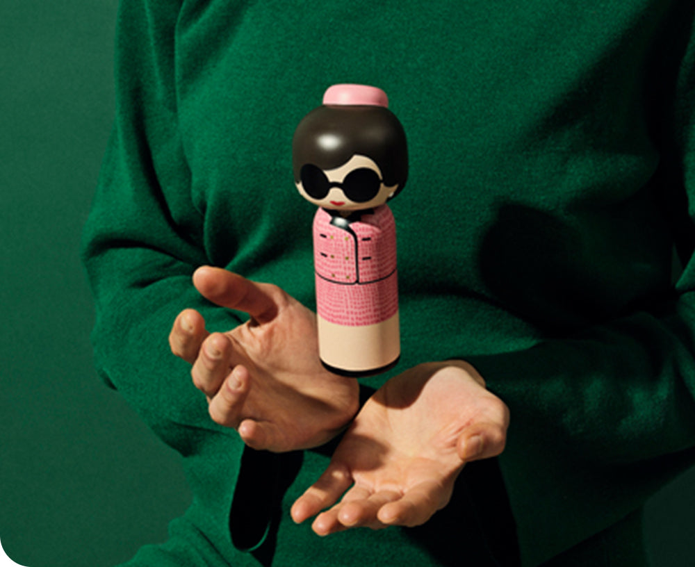 Jackie Kokeshi Doll by Sketch.inc for Lucie Kaas Gretel Home