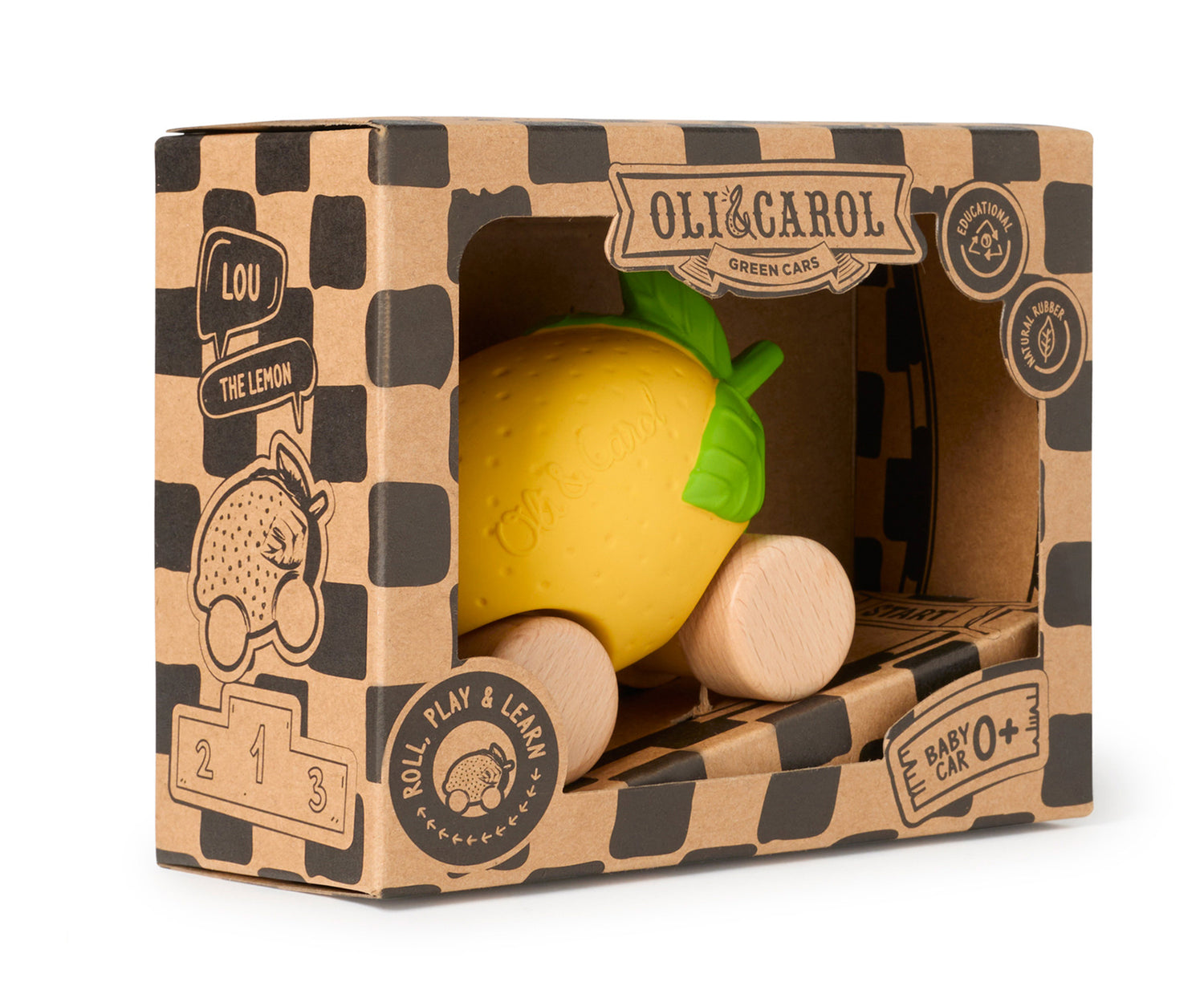 Car Baby Toy - Lemon - by Oli &amp; Carol