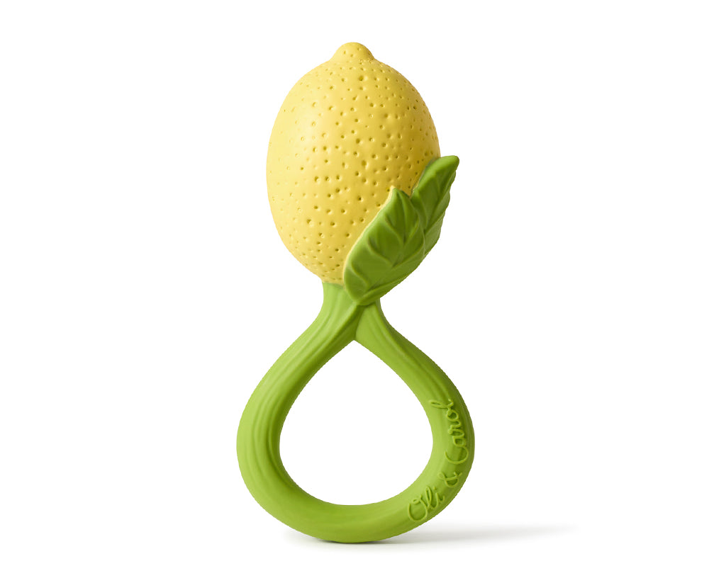 Lemon Chewable Rattle by Oli &amp; Carol