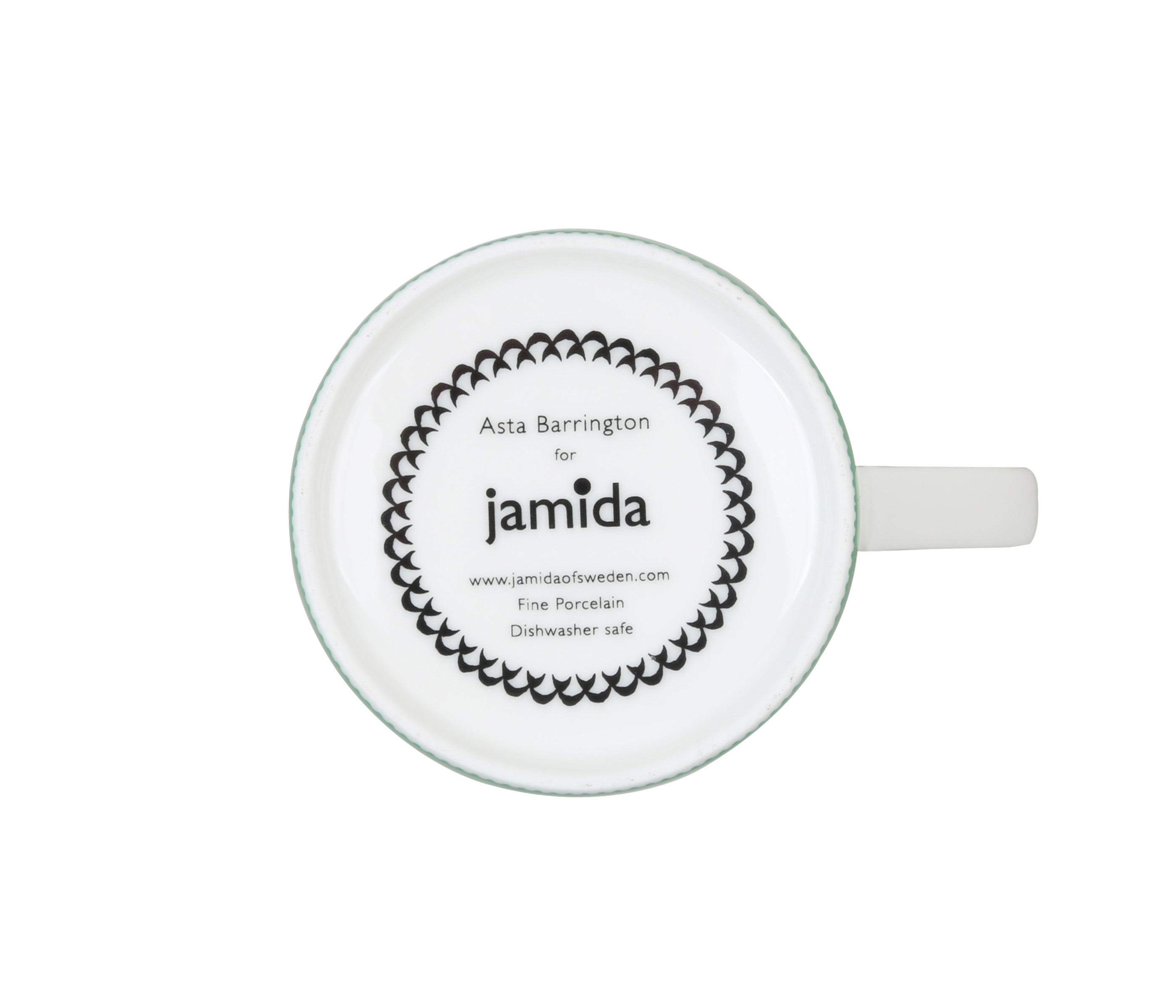 Word Porcelain Mug - Lucky - by Jamida