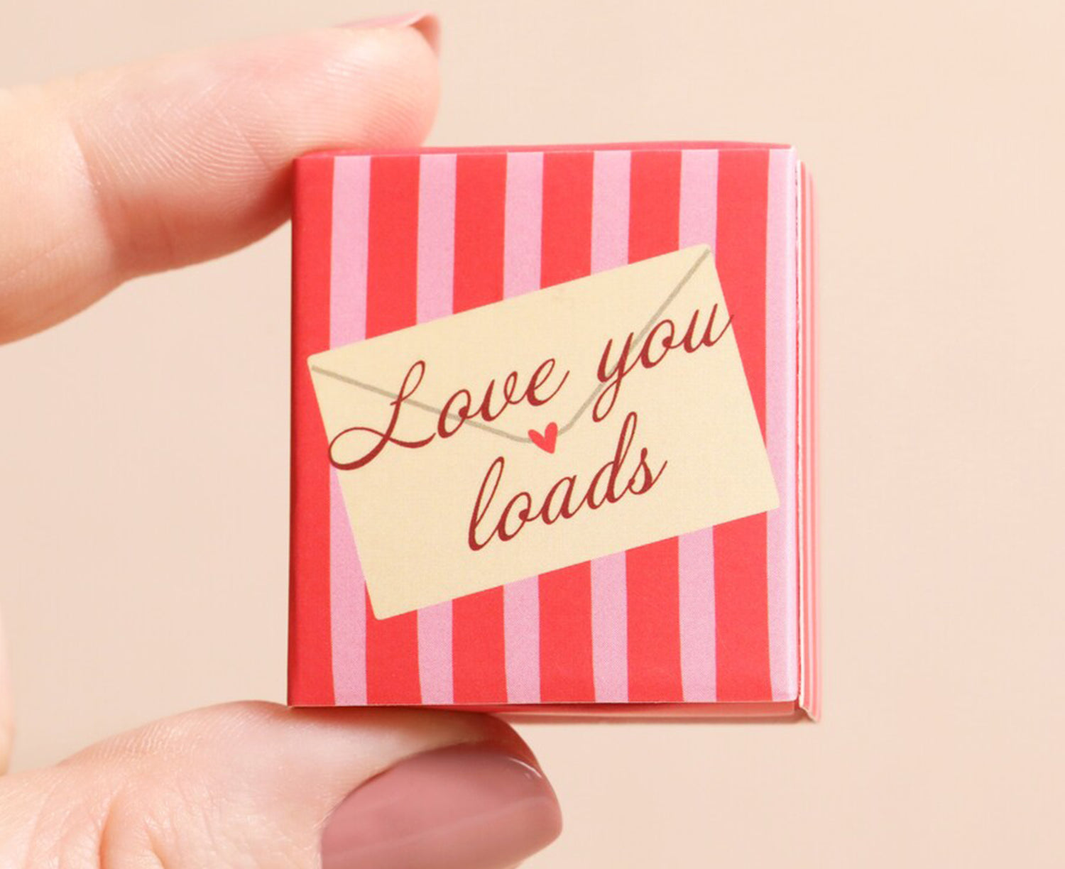 Tiny Ceramic Matchbox Token - Heart - by Lisa Angel