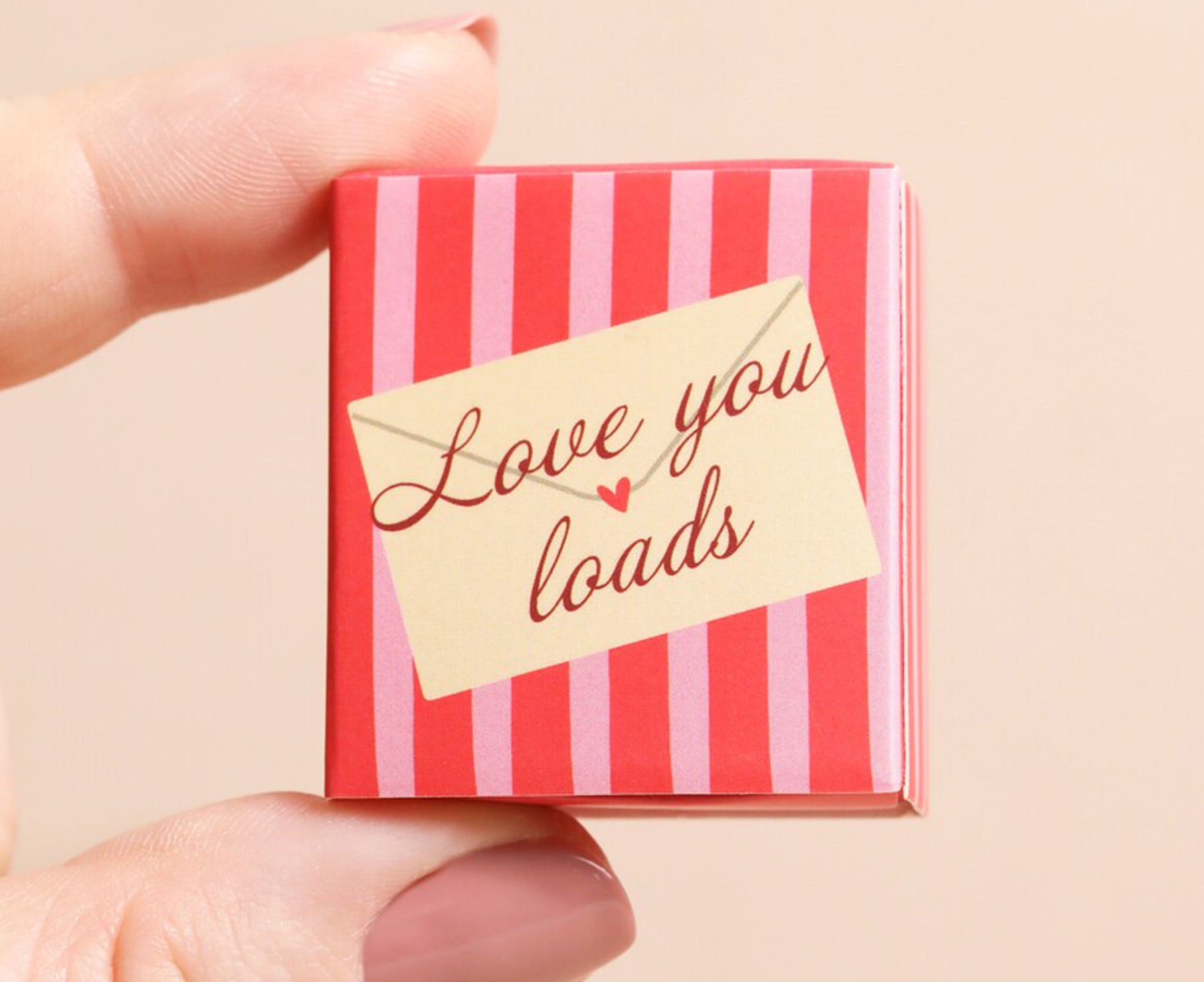 Tiny Ceramic Matchbox Token - Heart - by Lisa Angel