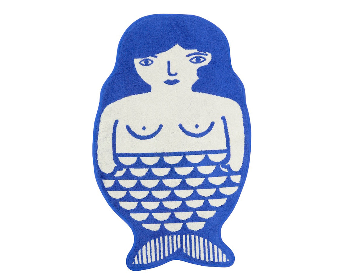 Mermaid Bath Mat by Donna Wilson