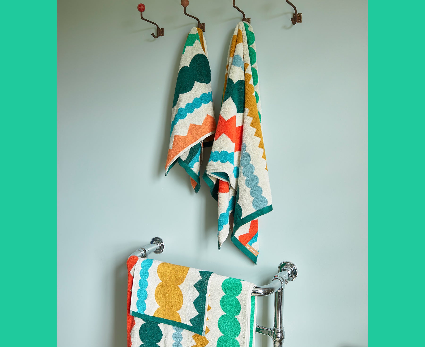 Mixed Fizz Towels by Donna Wilson