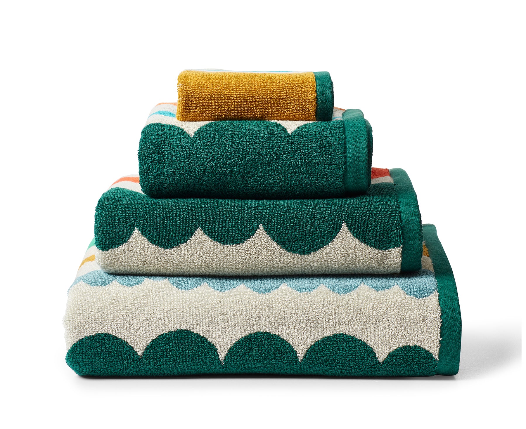 Mixed Fizz Towels by Donna Wilson