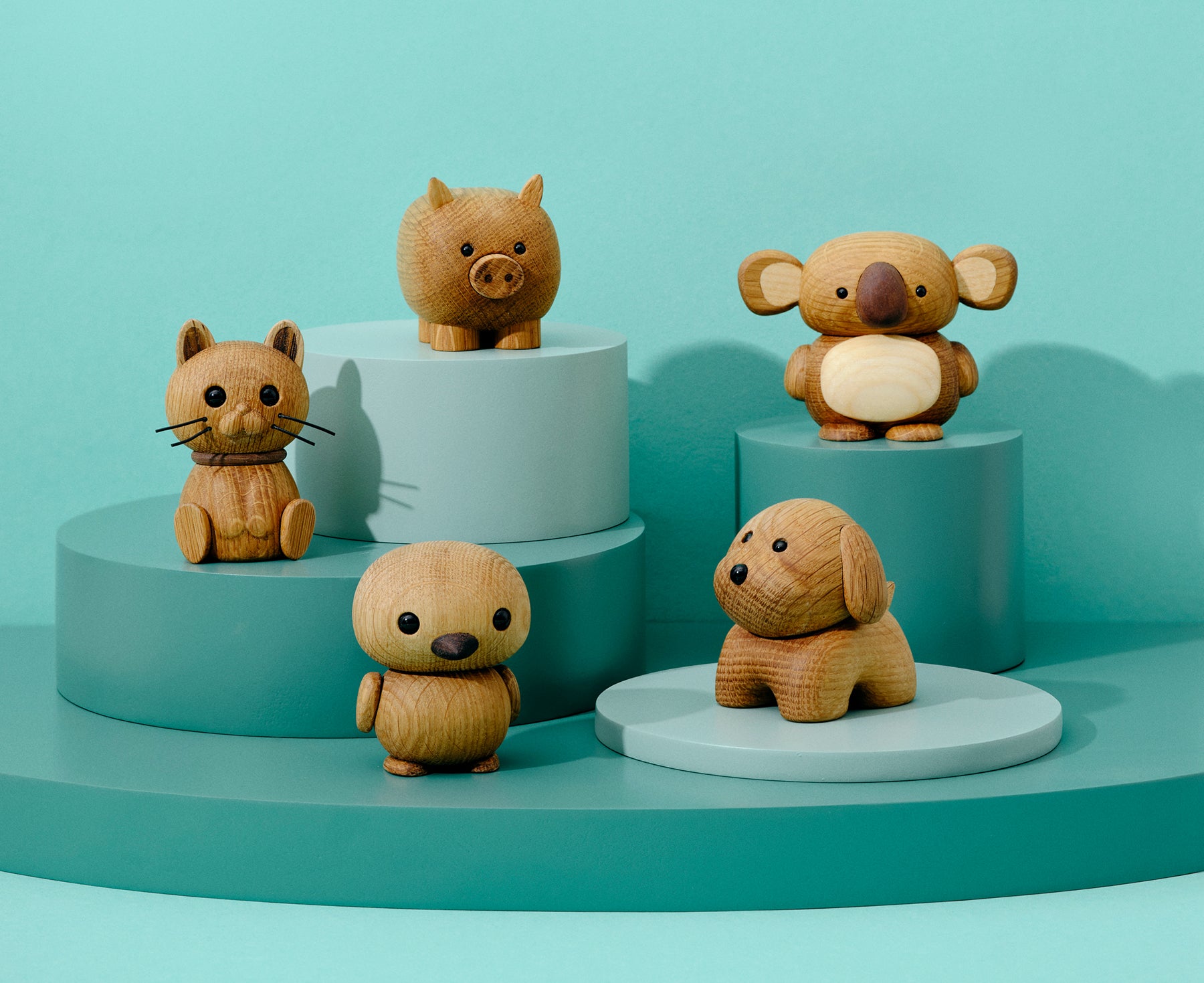 Nutti Wooden Animal - Vuffer Dog - by Lucie Kaas