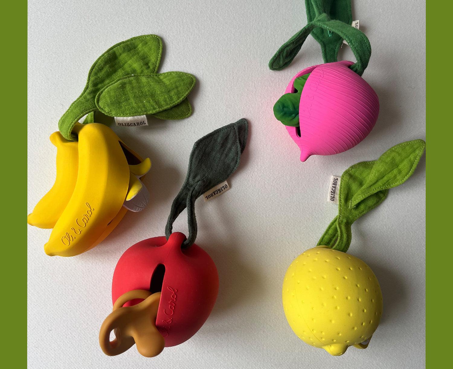 Chewable Pacifier Cases by Oli &amp; Carol