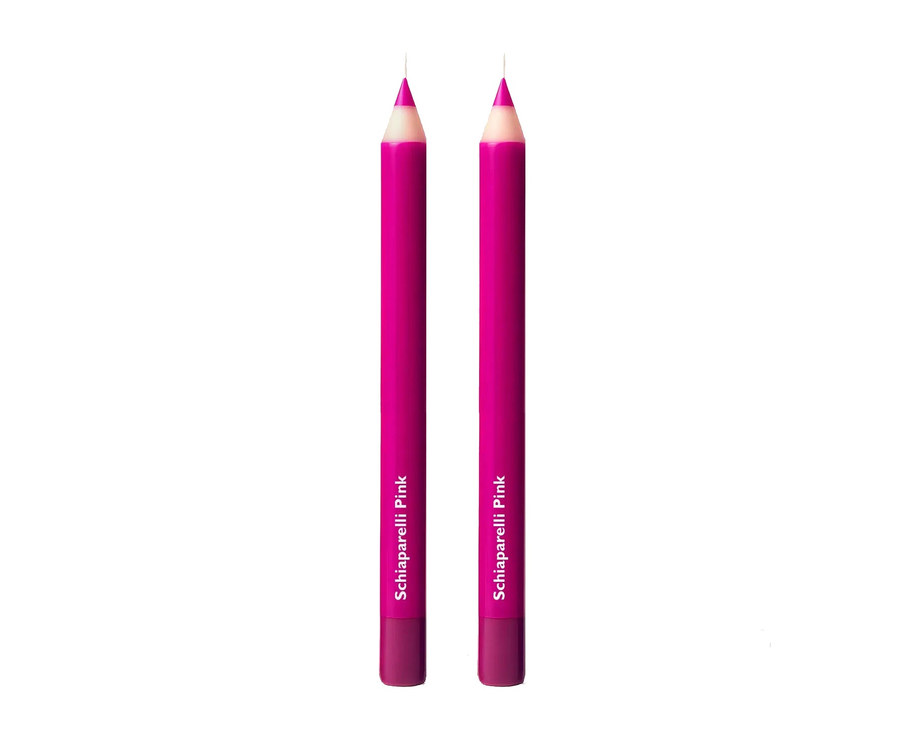 Pencil Taper Candles - Schiaparelli Pink - by 54 Celcius