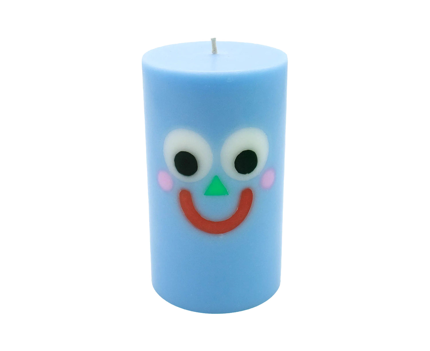 Face Pillar Candle - Happy - by Moodz