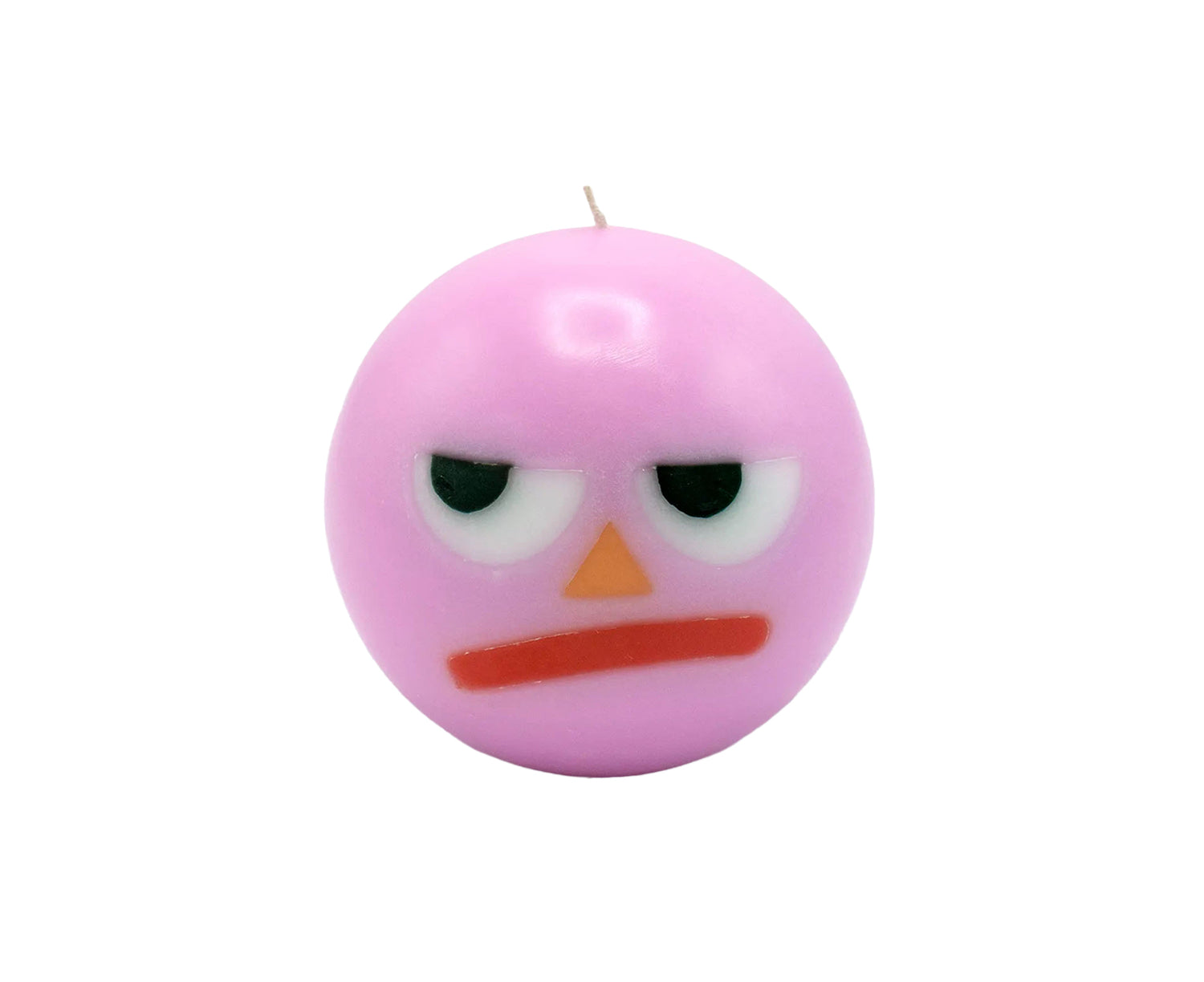Face Spherical Candle - Grumpy - by Moodz