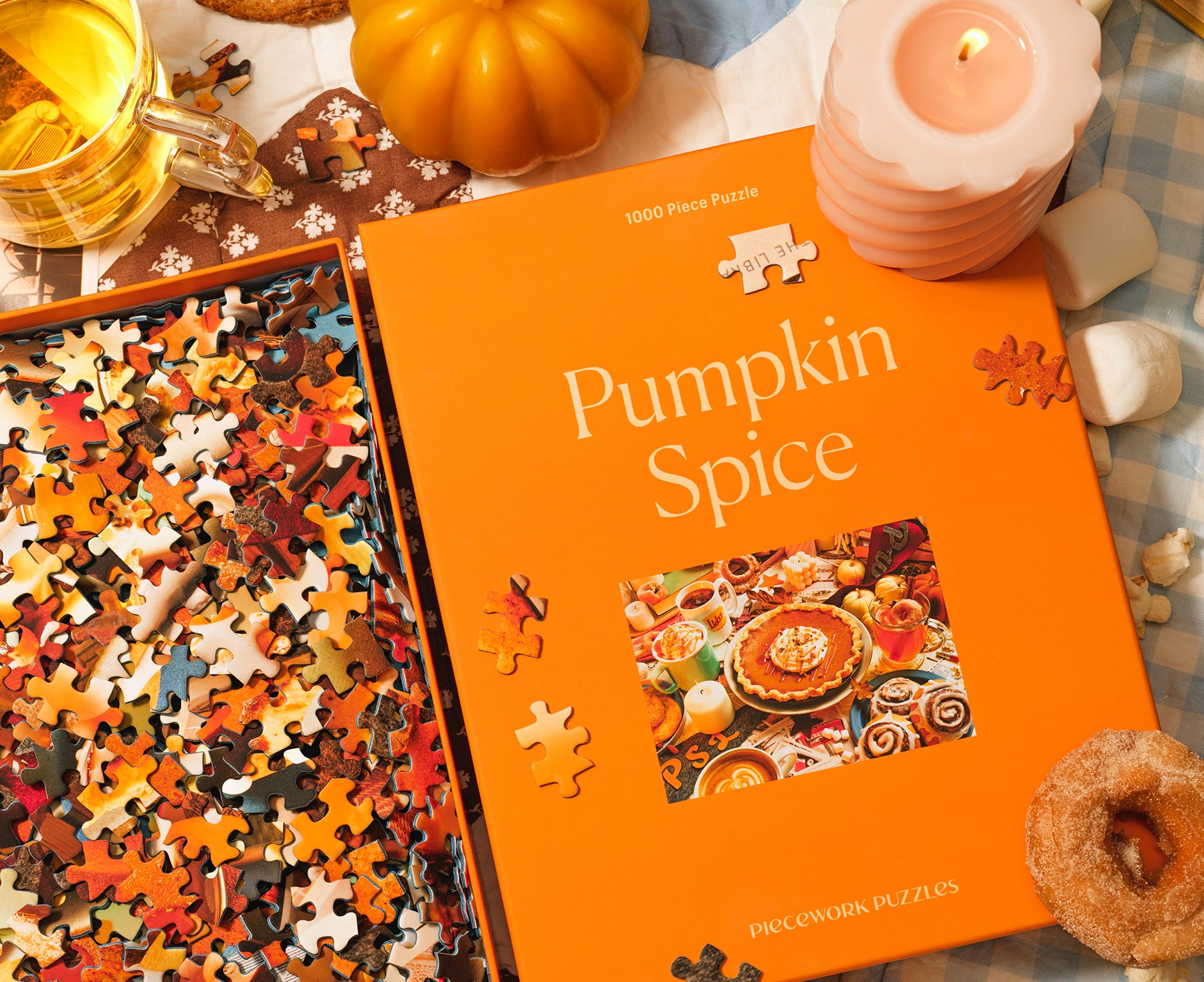 1000-Piece Puzzle - Pumpkin Spice - by Piecework – Gretel Home