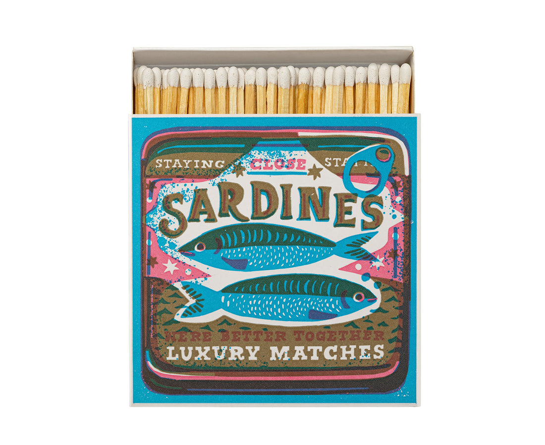 A box of matches labeled &