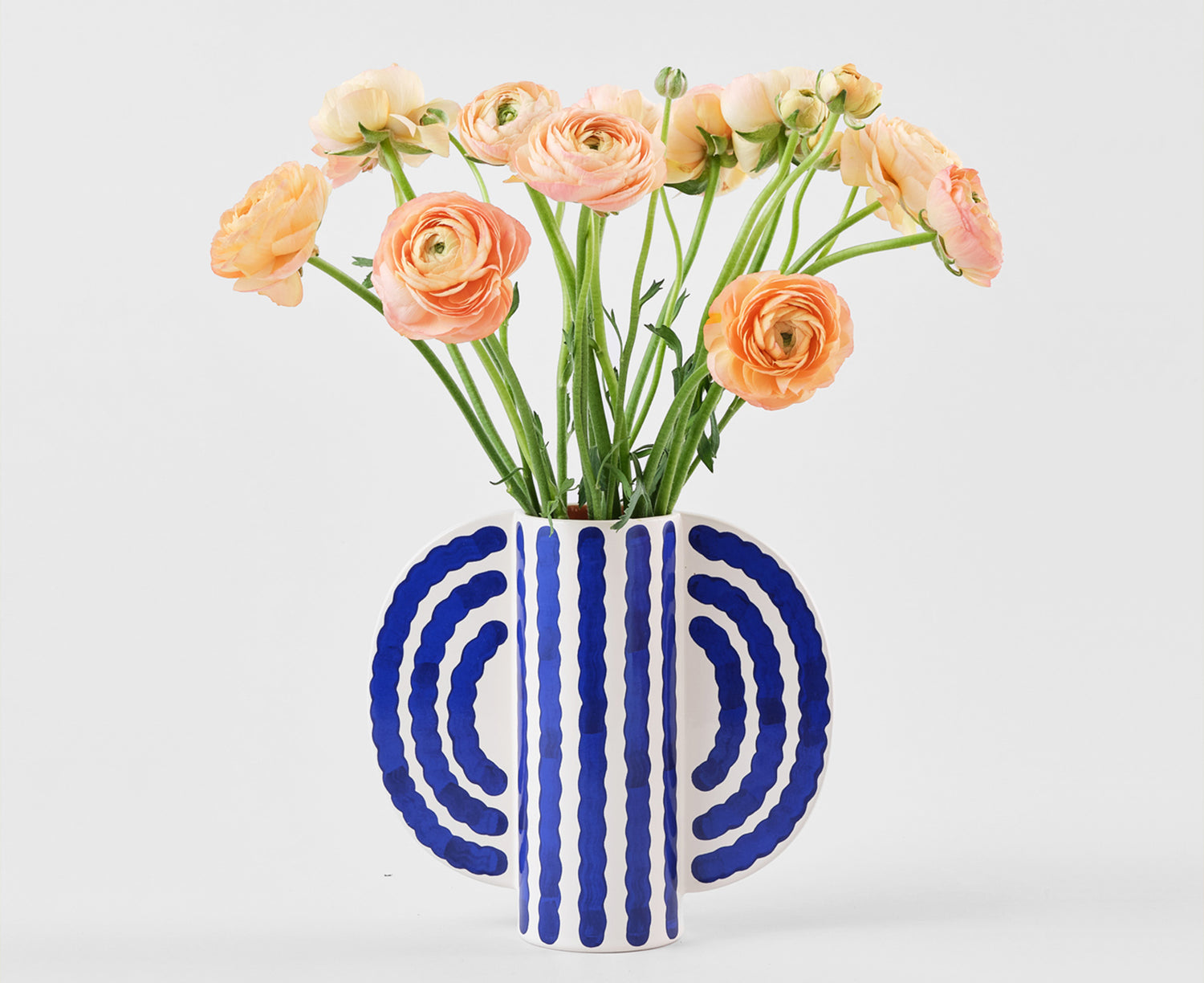 Butterfly Vase - Small Blue - by Wrap