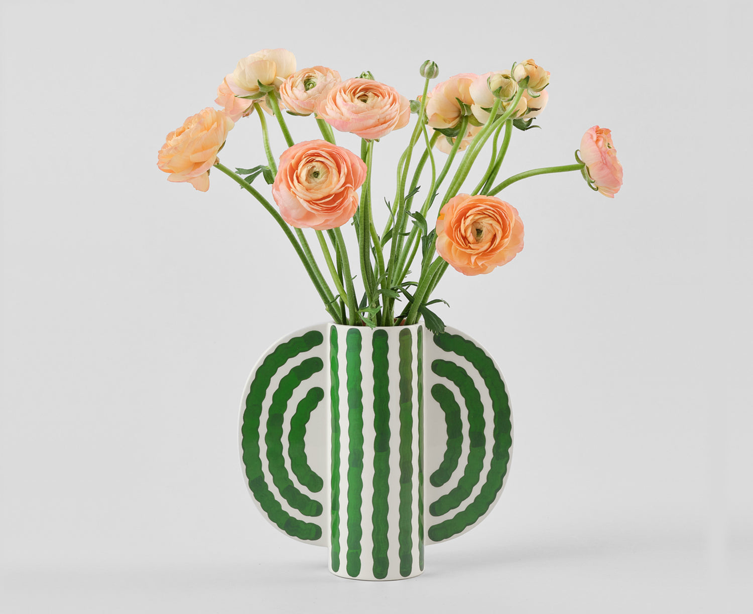 Butterfly Vase - Small Green - by Wrap