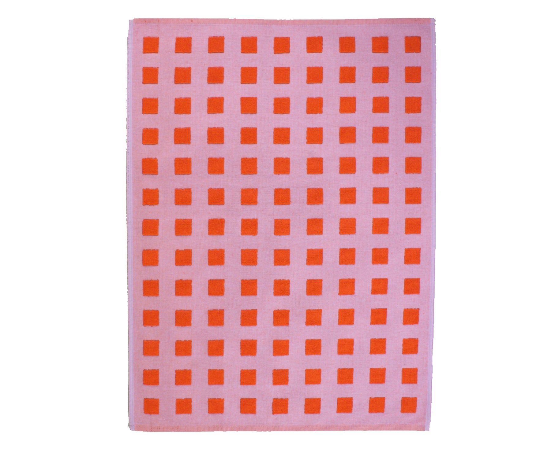 Squares in Lilac and Red Dish Towel by Wrap