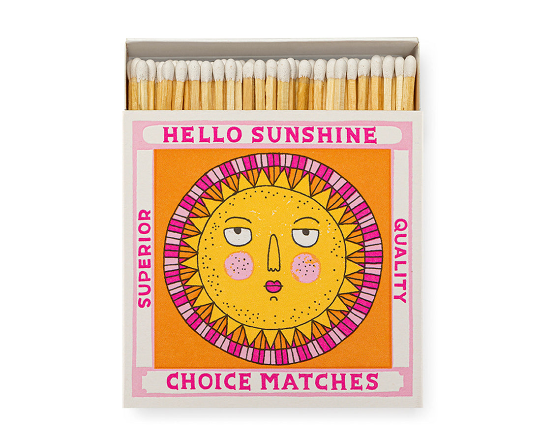 Square Matches - Sunshine - by Archivist Gallery