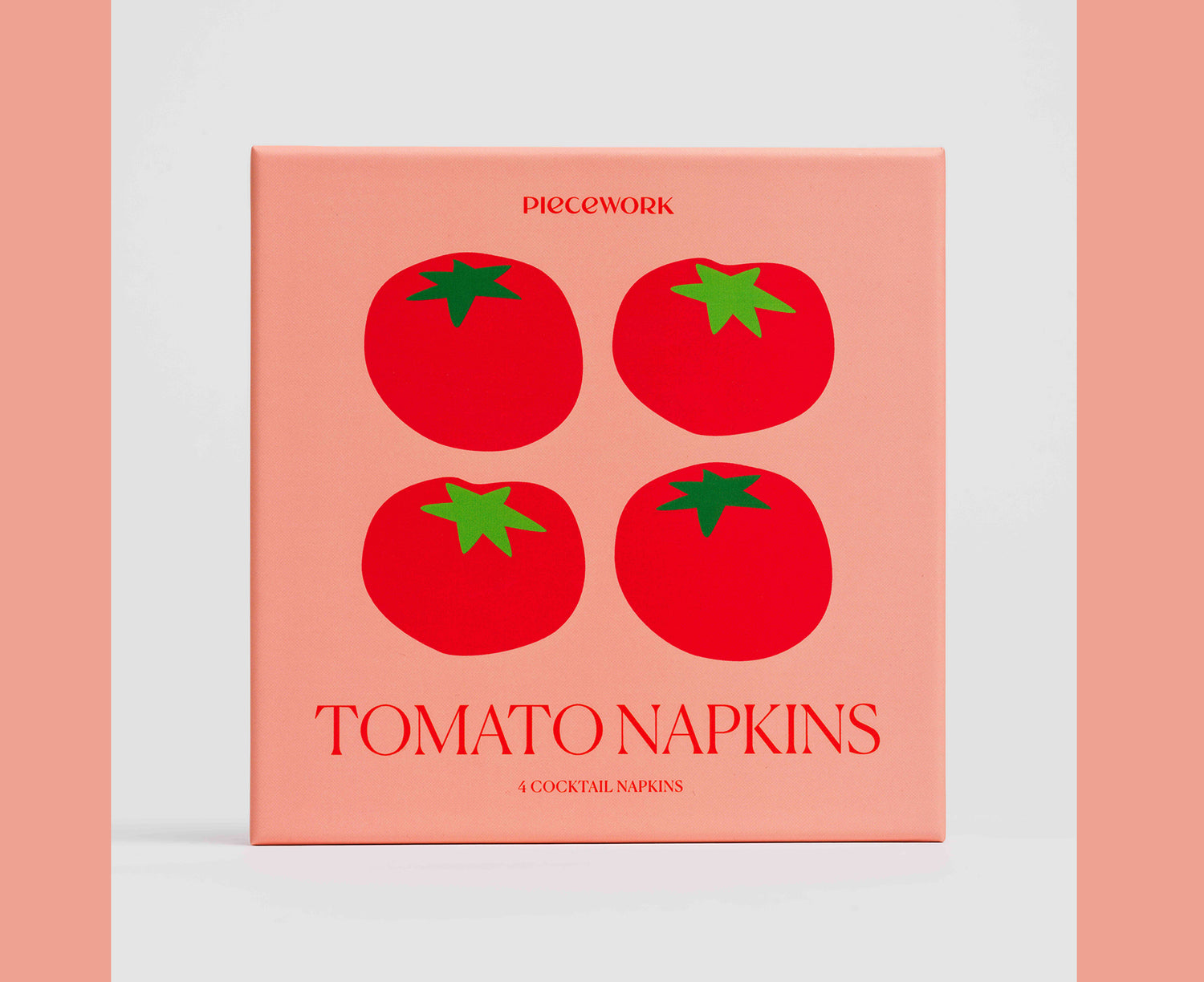 Cocktail Napkin Set - Tomatoes - by Piecework