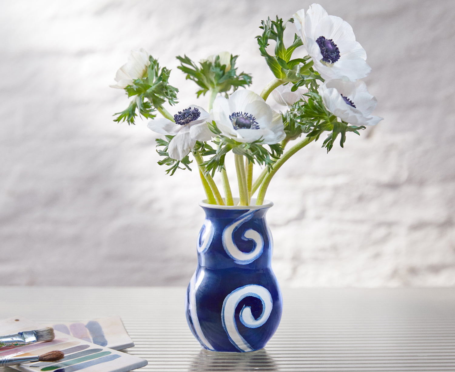 Tulle Small Ceramic Vase by Kähler