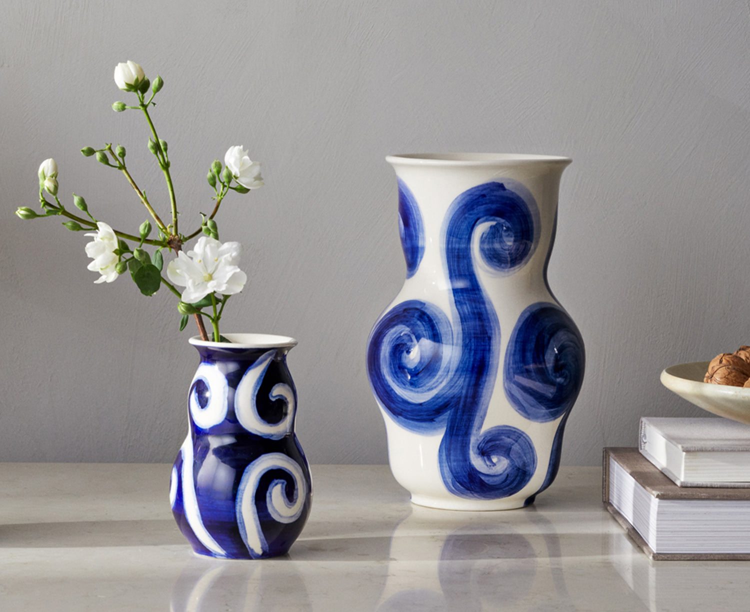 Tulle Small Ceramic Vase by Kähler