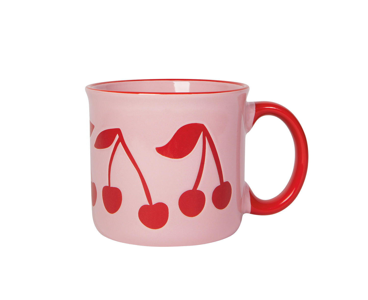 Very Cherry Large Mug by Danica Jubilee