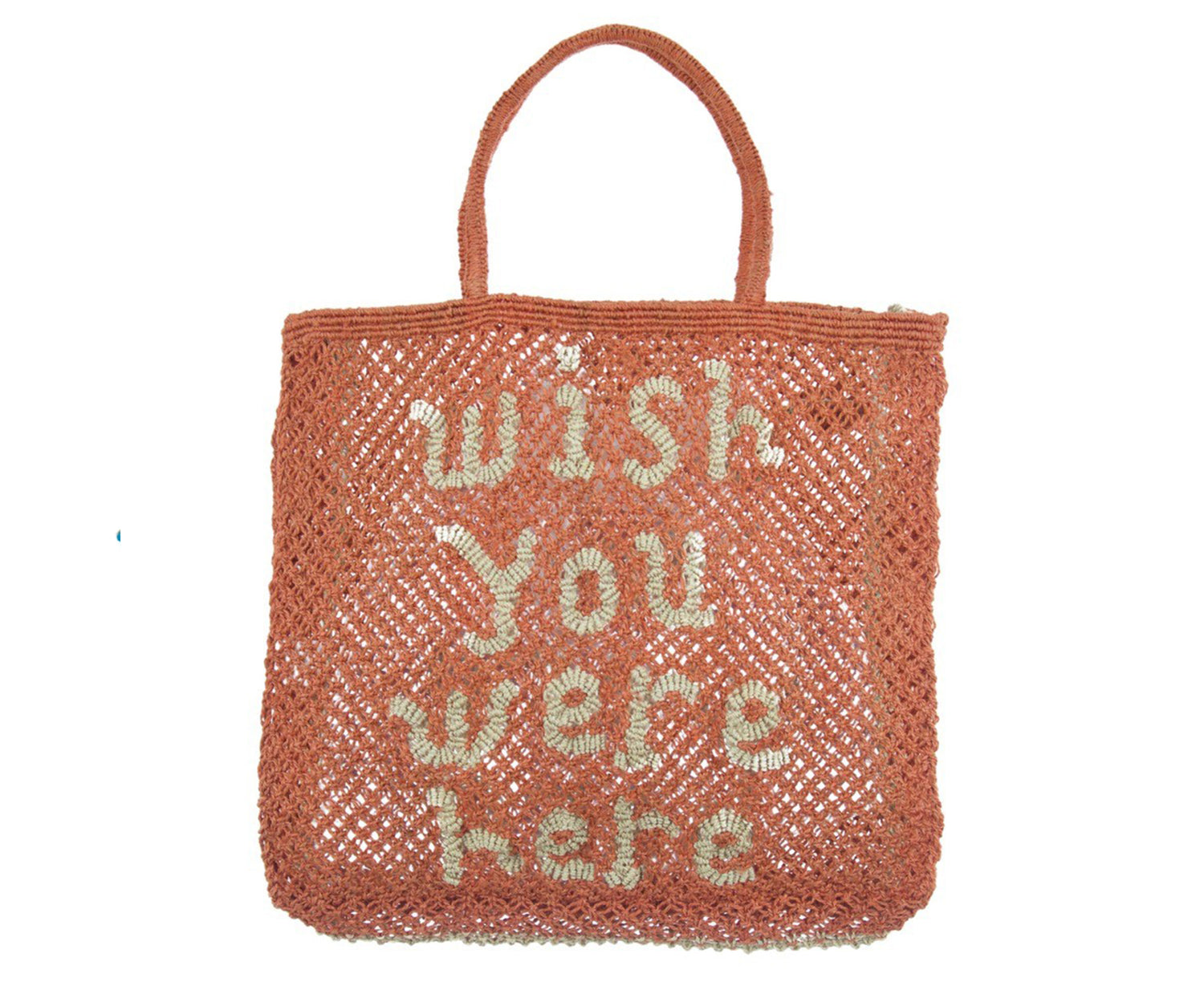 Jute Word Bag - Wish You Were Here - by The Jacksons