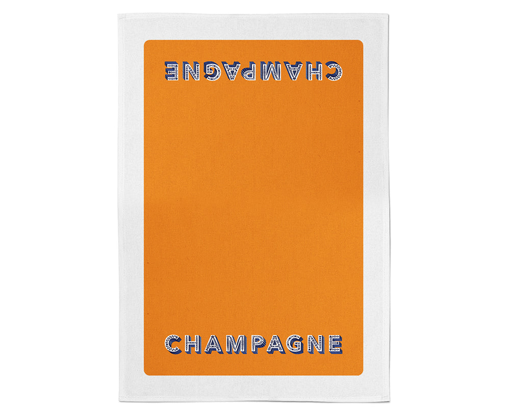 Word Dish Towel - Happy Hour - by Jamida