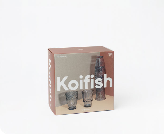 Koifish Stackable Glasses in Blue by DOIY