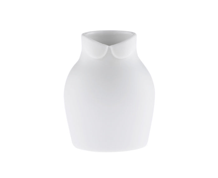 Dress Up Vase Small in White by Ceramic Japan