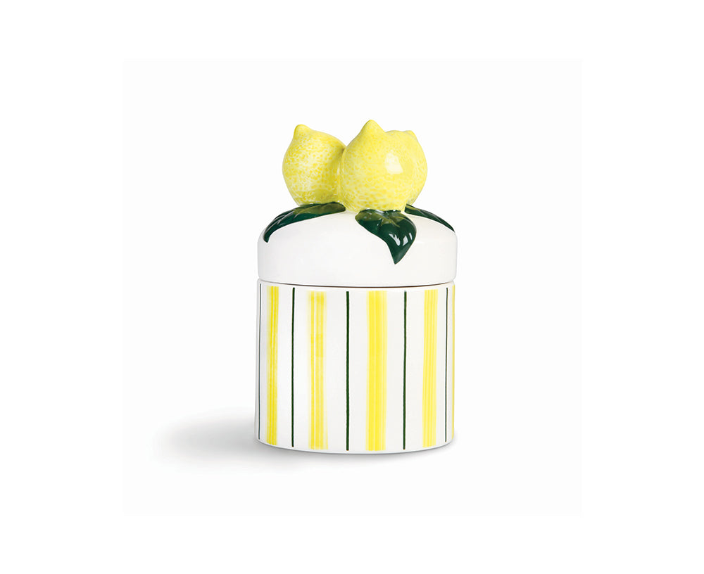 Lemon Small Ceramic Jar by &amp;Klevering