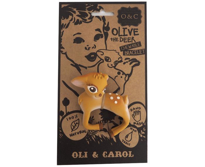 Olive the Deer Chewable Bracelet by Oli &amp; Carol
