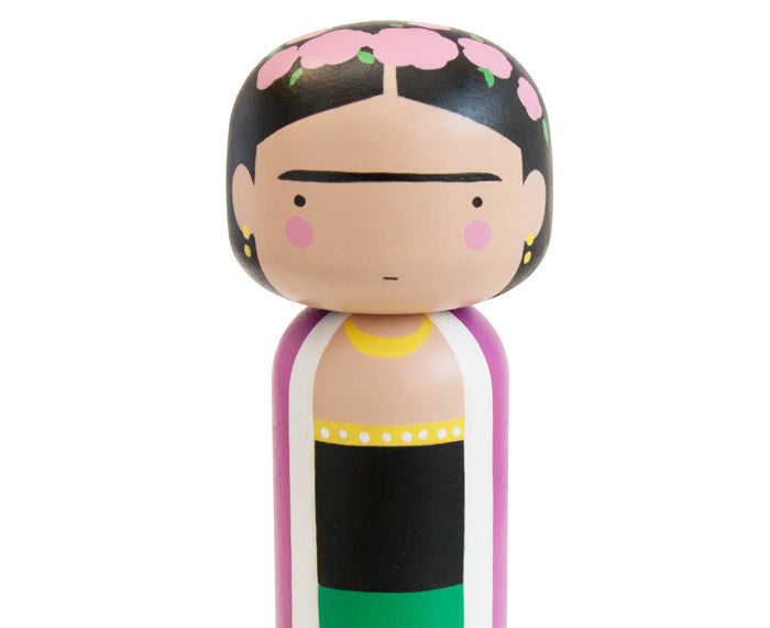 Frida Kokeshi Doll by Sketchinc.