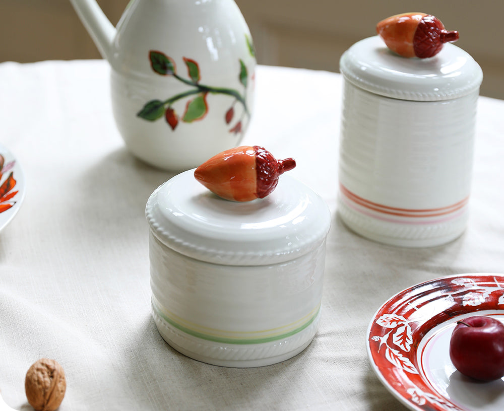 Acorn Ceramic Jar - Small - by &amp;Klevering