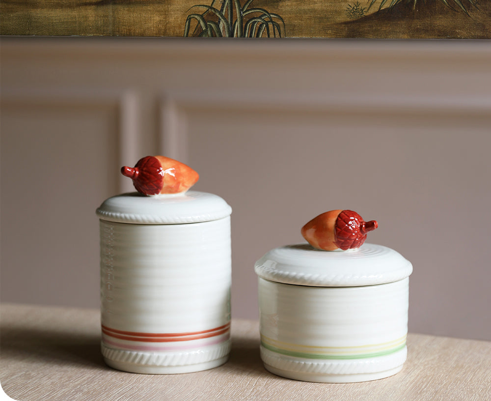Acorn Ceramic Jar - Large - by &amp;Klevering
