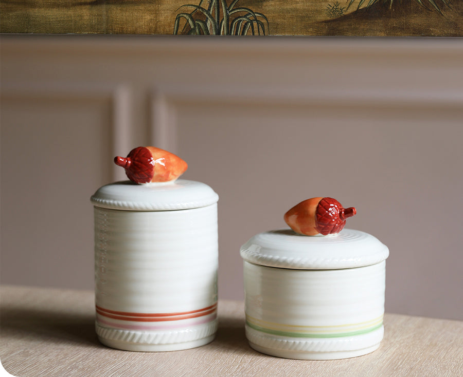 Acorn Ceramic Jar - Small - by &Klevering