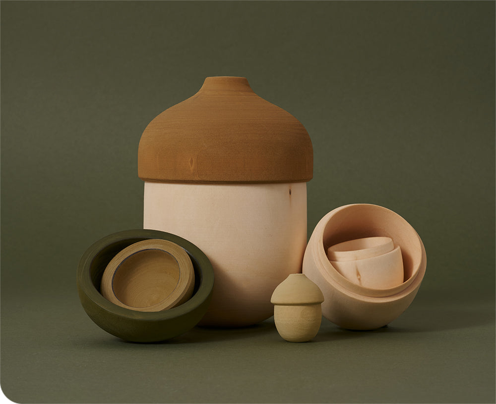 Acorn Nesting Set by Raduga Grez